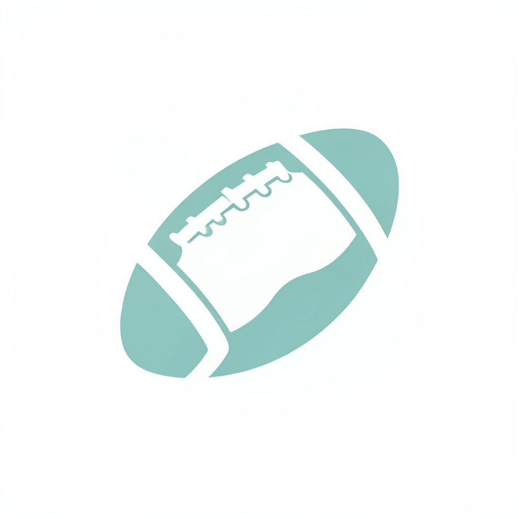 Soccer ball icon on a clean white background, simple and bold graphic style